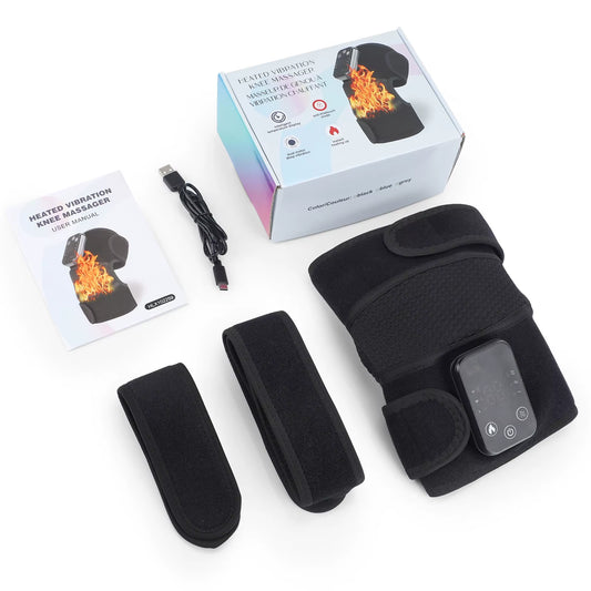 Multifunction Leg Knee Massager Joint Heating Vibration Massage Elbow Shoulder Support Thermal Knee Pad Blood Circulation