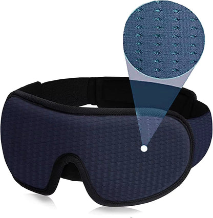 3D Mask for Sleep Eye Mask Lights Blockout Soft Padded Sleeping Fabric Cover Shade Blindfold Eyepatch